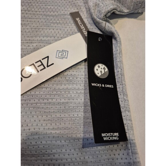 Zelos Reflective Moisture Wicking T-shirt Size Medium Mens Nwt - Picture 3 of 4